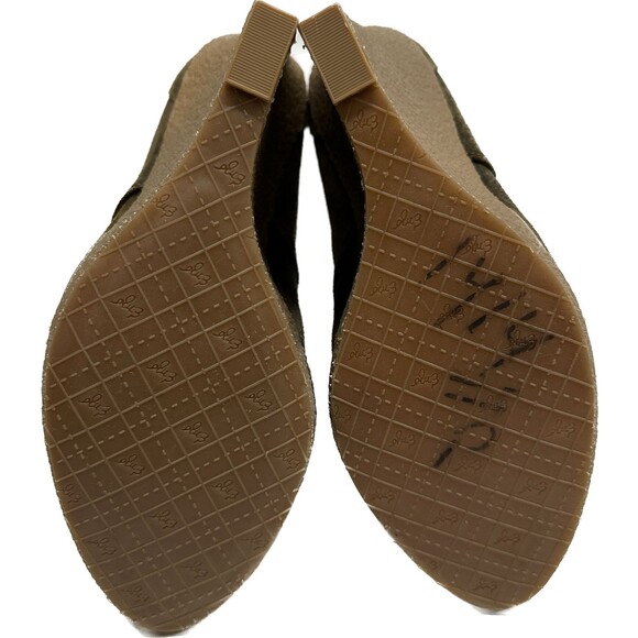 Enzo Angiolini Flory women size 7M suede green leather lace up booties - Picture 12 of 12